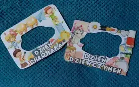 kolorowe ramki z napisami dzień chłopaka dzień dziewczynek