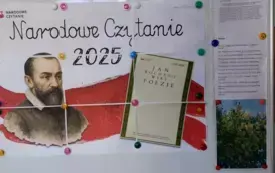Plakat promujący Narodowe Czytanie 2025