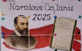Plakat promujący Narodowe Czytanie 2025