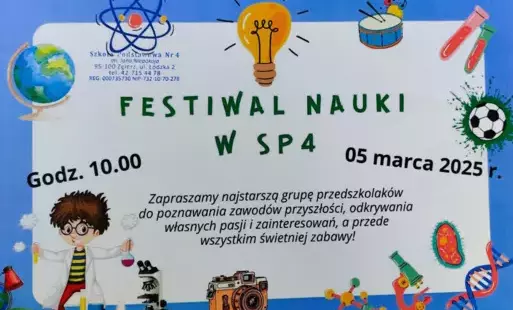 Zdjęcie do Festiwal Nauki w Szkole Podstawowej Nr 4