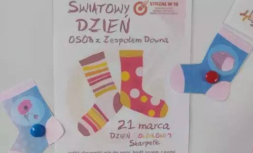 "Skarpetkowe wyzwanie" Światowy Dzień Zespołu Downa