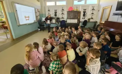 Zdjęcie do Przedszkolaki w kampanii "Dzieciństwa Mocy bez Przemocy".