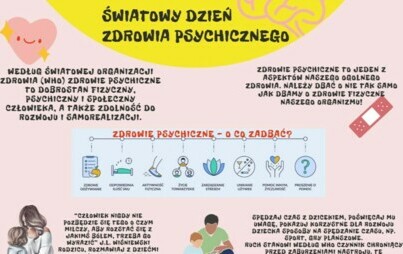 plakat o zdrowiu psychicznym