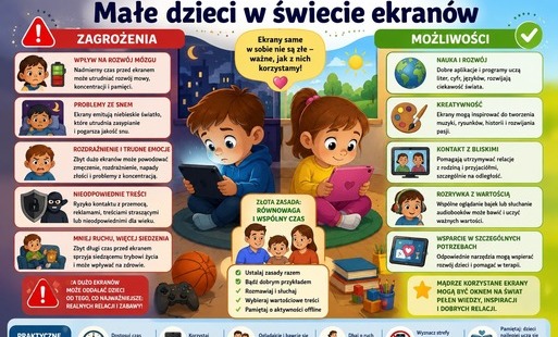 broszura informacyjna z obrazkami
